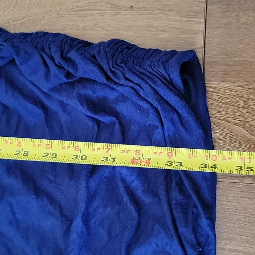 NWT Socialite Royal Blue Sleeveless Ruched Side Dress‎ Small - Picture 4 of 5